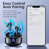 Écouteurs Bluetooth sans fil TWS intra-auriculaires à réduction de bruit pour le gaming