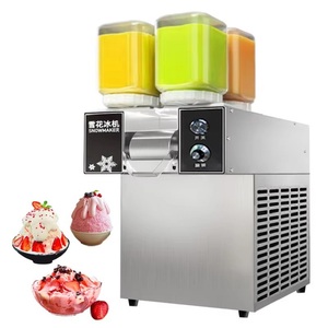 Macchina per Gelato a Fiocchi di Neve Commerciale, Gelatiera a 4 Gusti, Tritaghiaccio Professionale - Product Image 1