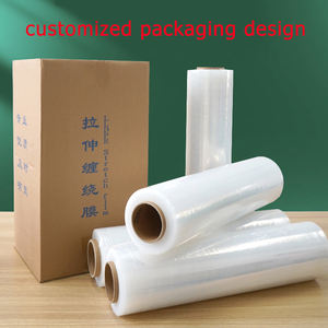 具有竞争力的价格定制尺寸<span class=keywords><strong>15</strong></span> "18" 聚乙烯拉伸薄膜50厘米托盘包装 - Product Image 5