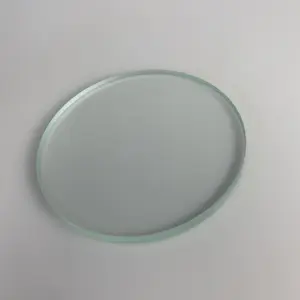 2mm 3mm 4mm 5mm Ultra Clear Silk-printing Glass Circle Glass For Led