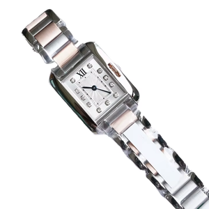 Montre mécanique de luxe pour femme, bracelet en cuir, cadran en cristal saphir, aiguilles, résistance à l'eau 10m, Carties - Product Image 1