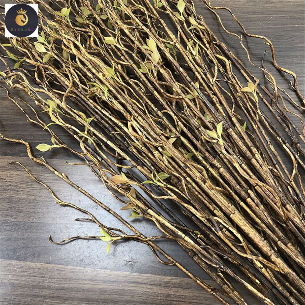 Fleur artificielle,Guirlande de feuilles de saule Eucalyptus vertes