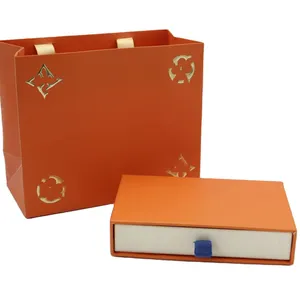 Custom Jóias Gift Boxes Gaveta Com Bolsa Personalizar Pacotes De Marcas Famosas