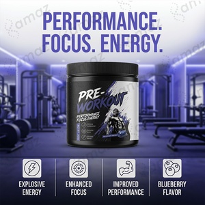 Amaz Pre Workout Creatine Powder Customized <strong>Your</strong> Brand Sports Nutrition <strong>Supplement</strong> Helps Build Endurance - Product Image 4