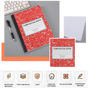Cuaderno de Composición para Material Escolar, Diario de Escritura para Estudiantes, Cuaderno Rayado con Papel de Mármol, Cuaderno B5 de 200 Páginas, Libro de Ejercicios para Niños y Estudiantes - Product Image 6