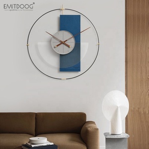 Emitdoog tối giản kim loại đồng hồ treo tường nhà văn phòng trang trí mandelda Đồng hồ treo tường trang trí sang trọng kim loại đồng hồ nghệ thuật tự làm đồng hồ treo tường - Product Image 3