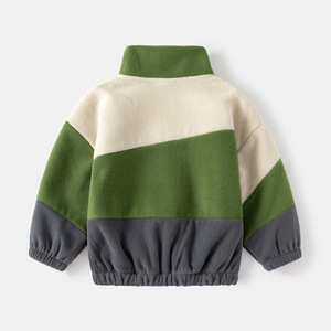 <span class=keywords><strong>Manteau</strong></span> patchwork en molleton pour enfants Offre Spéciale pour l'automne <span class=keywords><strong>hiver</strong></span> chaleur étiquette personnalisée pour veste pour garçons - Product Image 2