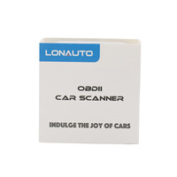 LONAUTO OBD LB02 ELM327 Lector de Códigos de Motor de Coche, Herramienta de Diagnóstico de Escáner Automotriz OBD2