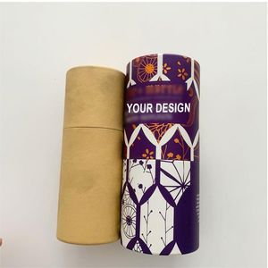 Tube en carton cylindrique personnalisé en gros pour emballage de parfum et d'huiles essentielles avec mousse EVA - Product Image 2