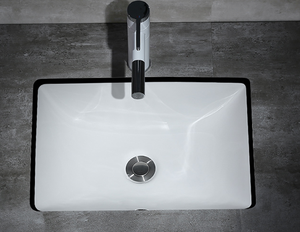 Lavabo rectangulaire <span class=keywords><strong>en</strong></span> céramique, salle de bain, vasque <span class=keywords><strong>sous</strong></span> le comptoir, armoire de lavage à main, éviers de 20 pouces avec certificat CUPC - Product Image 4