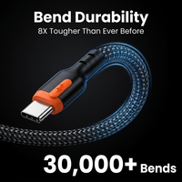 Kabel USB a ke Tipe C dengan Jalinan Nilon, Kabel Data Pengisian Daya Anti-Putus untuk Samsung, Xiaomi, Pixel, dan Ponsel Android Lainnya