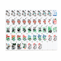 Juego de Mahjong Americano de Lujo en Acrílico, Fichas Grandes de 38 mm con Grabado Láser, Alta Calidad, Disponible en Stock, Juego Familiar Diario para 2-4 Jugadores