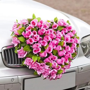 Mousse florale personnalisée, absorption d'eau, boue florale verte <span class=keywords><strong>pour</strong></span> fleurs artificielles et vivantes, <span class=keywords><strong>décoration</strong></span> de <span class=keywords><strong>voiture</strong></span> de <span class=keywords><strong>mariage</strong></span> en forme de cœur - Product Image 3