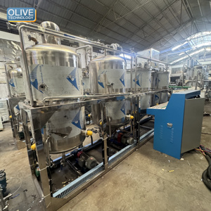 Machine de raffinage d'huile d'arachide de 1000 L à 5000 L, machine de raffinerie d'huile, usine de raffinage d'huile végétale de cuisson - Product Image 1