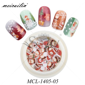 Nouvelles décorations d'ongles 3D, autocollants pour ongles de Noël, autocollants mignons de dessins animés, autocollants DIY, série sapin de Noël et <span class=keywords><strong>rennes</strong></span>. - Product Image 4
