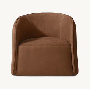 Sassanid OEM Design sculptural norvégien moderne Ameublement de salon de luxe Chaise pivotante en cuir de qualité supérieure Gia - Product Image 2