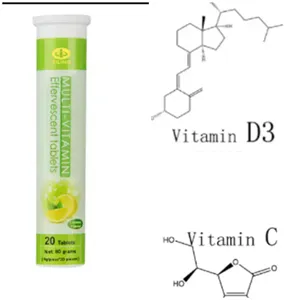 OEM food supplement Factory vitamin c 1000mg effervescent tablet Healthcare Supplement