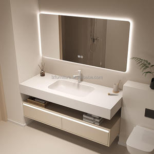 Wall-Mounted Bathroom Cabinet with Mirror and <b>Lighting</b> Design Bathroom Cabinets Mirror Bathroom <b>Vanity</b> - Product Image 3