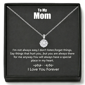 Collier en acier inoxydable avec pendentif délicat pour <span class=keywords><strong>maman</strong></span>, cadeau Showfay pour <span class=keywords><strong>maman</strong></span> 2632 - Product Image 1