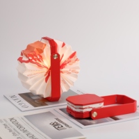 Lanterne en papier japonaise tendance 2026, veilleuse originale, décoration d'intérieur, lampe de table pliable, artisanat pratique, cadeaux promotionnels