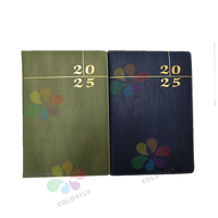 Gran oferta A5 Agendas de cuero 2025 planificadores diario Agenda cuaderno calendario planificador regalo a buen precio