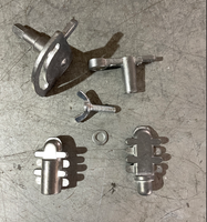 Accessoires de robinets de bouche de cloche de règlement d'amortisseur d'air de Quadrant de moulage sous pression en métal comprenant le règlement de poignée de Quadrant de conduit