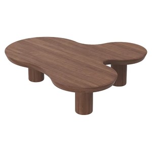 Mesa de Centro de Madera Maciza de Pino Antiguo, Estilo Nórdico Retro, Diseño Multifuncional Silent Wind, Muebles para Sala de Estar - Product Image 5