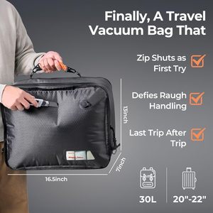 Relime Travel Vacuum Bags Medium Reusable Compression Storage For Clothing Camping Packing - Product Image 2