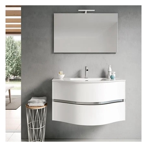 Mueble <span class=keywords><strong>de</strong></span> <span class=keywords><strong>Ba</strong></span>ño Personalizado, Mueble <span class=keywords><strong>de</strong></span> <span class=keywords><strong>Ba</strong></span>ño <span class=keywords><strong>de</strong></span> Alta Gama con Lavabo, Lavabo <span class=keywords><strong>de</strong></span> Madera Contrachapada, Lavabo <span class=keywords><strong>de</strong></span> Piedra Sinterizada, Lavabo Flotante - Product Image 2