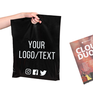 Wholesale Custom Reusable PET Plastic Bags Personalized Promotional Items for Clothing Food Gifts Jewelry for Small Businesses