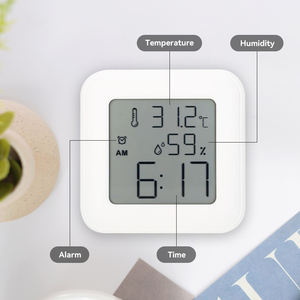 Thermomètre d'intérieur, testeur d'hygromètre domestique, contrôle numérique, affichage LCD automatique, capteur de température et d'humidité pour la mesure - Product Image 2