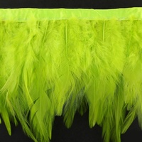 Franges de plumes de coq teintes de 5-6 pouces et 6-8 pouces pour costumes de carnaval, coiffes, fêtes, mariages et décoration intérieure