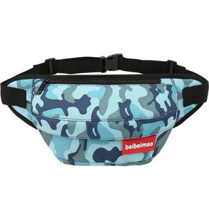 Riñonera Deportiva Unisex Impermeable de Tela Oxford con Logotipo Personalizado OEM ODM, Correa Ajustable, Múltiples Bolsillos, para Correr al Aire Libre - Product Image 2