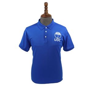 Wholesale Price Custom Logo Botswana UDC Election Campaign Advertising Promotional Items Cotton Polyester Polo T Shirt