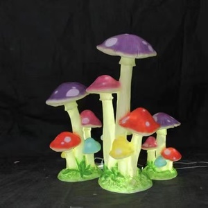 Halloween Christmas decoration uso <span class=keywords><strong>esterno</strong></span> LED FRP fungo in fibra di vetro impermeabile e luminoso - Product Image 1