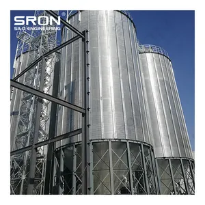 SRON personalizzato 1000 m3 silo in acciaio prezzo stoccaggio 15000 ton silo 100000 contenitori di stoccaggio cubi silo