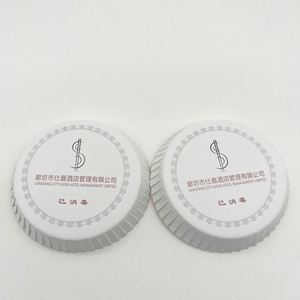 Custom Printed Private Label Custom Hotel Disposable Paper Cup <b>Lids</b> Cup Cover - Product Image 1