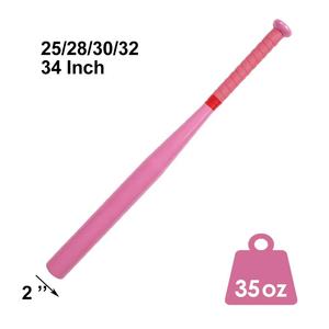 女の子、女性、子供のためのTボールトレーニングとホームセキュリティ野球バットのためのピンクのアルミニウム野球バット - Product Image 2