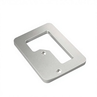 Support en aluminium usiné CNC de haute précision, service personnalisé avec trous taraudés pour armoires et pièces de machines