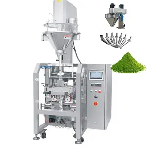 Automatic instant coffee packaging machine multilane 3 side seal sachet bag coffee powder packing machine