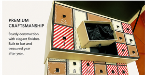 Premium 25 Drawer <b>Christmas</b> Advent Calendar <b>Box</b> with Lid and Drawer Rigid Cardboard Empty Mystery Blind <b>Box</b> for Wholesale - Product Image 6