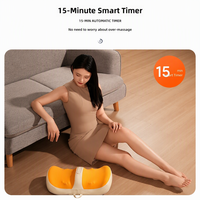 Masseur de jambes, mollets et pieds à quatre têtes, entièrement automatique, pétrissant, avec physiothérapie infrarouge, à brancher