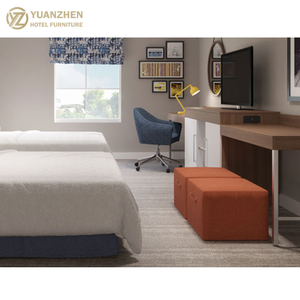 Meubles de salon d'hôtel sur mesure, qualité commerciale supérieure et designs personnalisés, ensembles de meubles de chambre pour espaces professionnels de style Hampton - Product Image 5