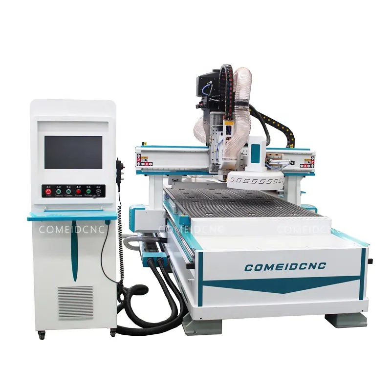 CNC Woodworking Router With Vacuum Table Auto ATC CNC Router 1325