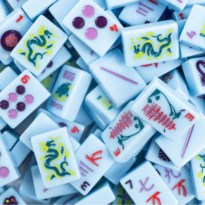 Luxury Modern Us <b>Mahjong</b> Tiles Acrylic 4-Player with Portable Design and Low Moq for Custom Orders - Product Image 1