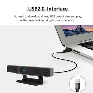 2022 أوتوفوكس USB محمول السيارات تأطير ميكروفون مدمج كاميرا 1080p HD الجري PC كاميرا الويب كامل HD 1080P Webcamera