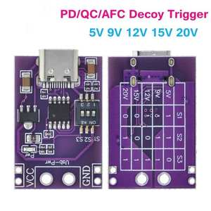 Type-C PD/QC/AFC ชาร์จเร็วเหยื่อทริกเกอร์สนับสนุน 5V 9V 12V 15V 20V คงที่แรงดันไฟฟ้าเอาต์พุต - Product Image 4