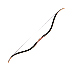Negro XIAOSHAO 60LBS tradicional horsebow tiro con arco en arco y flecha - Product Image 2