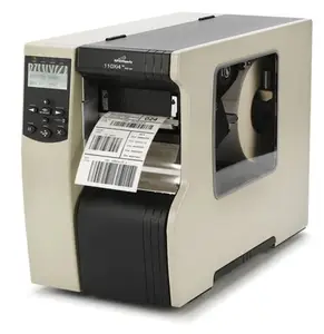 Zebra 110Xi4 300dpi Printer kode batang RFID Desktop Cepat tahan lama industri untuk mesin Printer pita