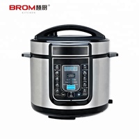 Casserole électrique multifonctionnelle 8 en 1, 6L, 220V, 1000W, en aluminium antiadhésif, portable, pour la maison et l'hôtel, fournie directement par l'usine